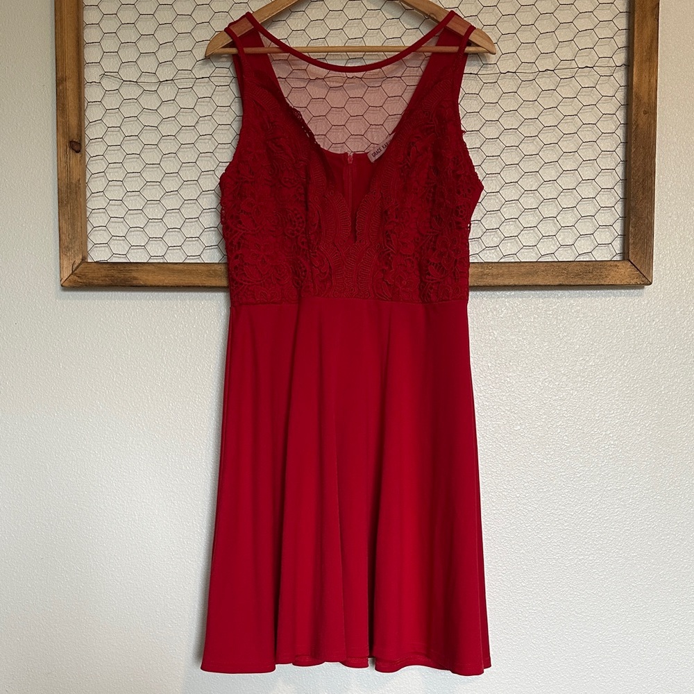 Grace Karin Red Sleeveless Dress